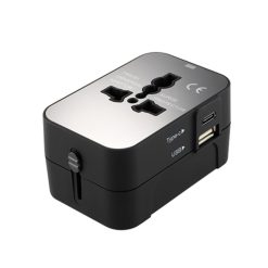 Travel Adapter - 1 USB-A + 1 USB-C - 2.1A Fast Charge