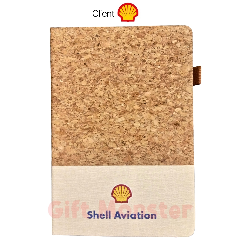 A5 Cork and Linen Notebook