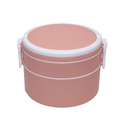Plastic Food Jar with Spoon 2-Tier CE51