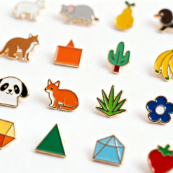 Alternative view of Custom Enamel Collar Pin