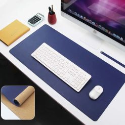 Alternative view of Double-Sided Leather and Cork Desk Mat