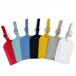 Alternative view of Leather Luggage Tag With Fastener