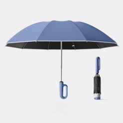 23’’ Automatic Foldable Umbrella with Carabiner (3)