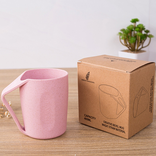 400ml Tea Infuser Wheat Straw Mug - Image 8