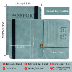 Alternative view of RFID Passport and Card Holder