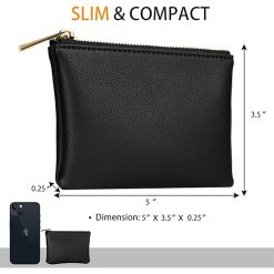 Alternative view of Pu Leather Coin Pouch with Zipper