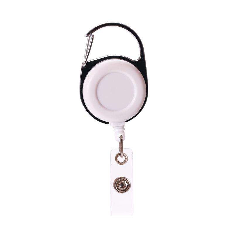Retractable Badge Reel (with Carabiner Clip)