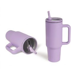 Alternative view of 1000ml Stainless Steel Tumbler with Straw