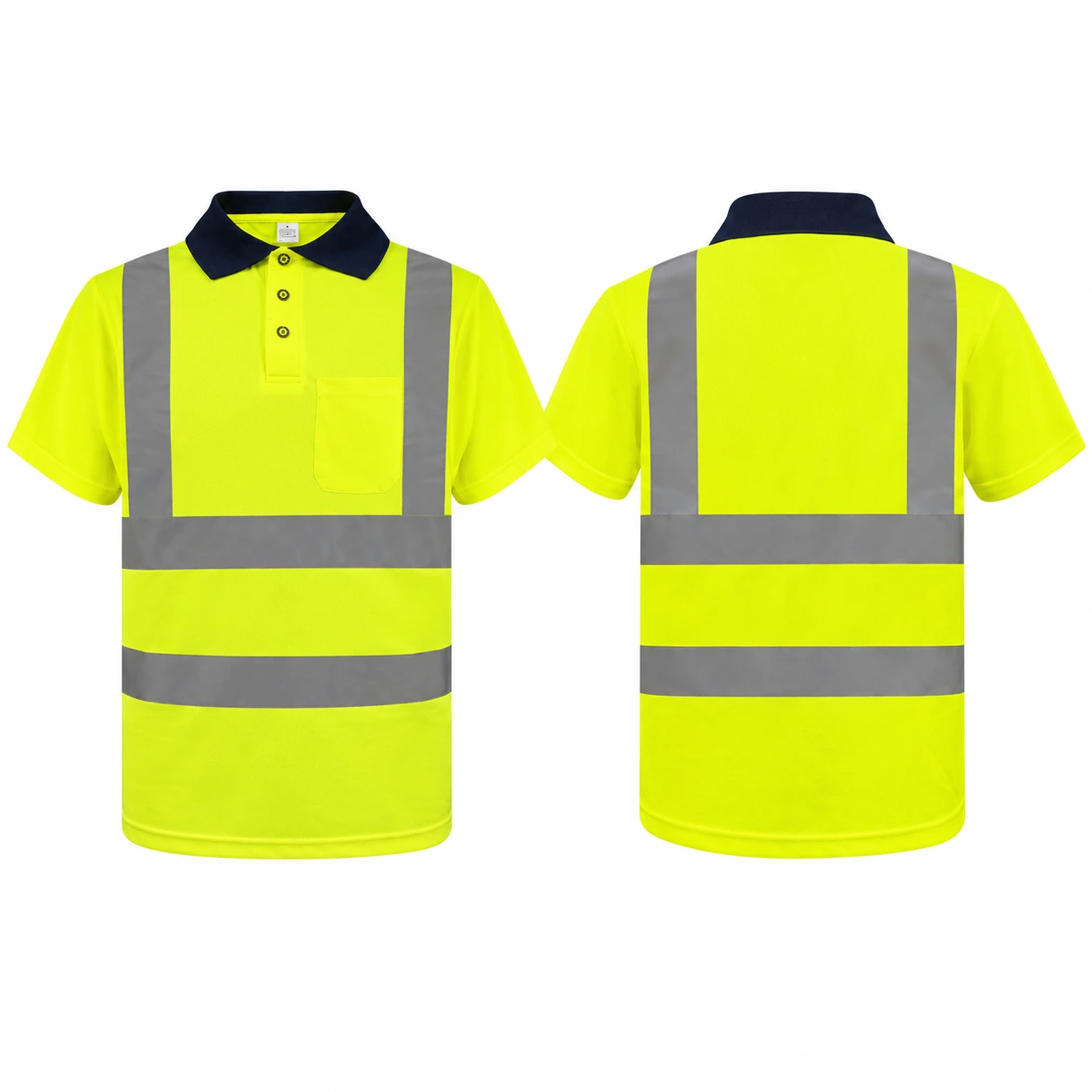 Reflective Safety Dri Fit Polo T-shirt (2)