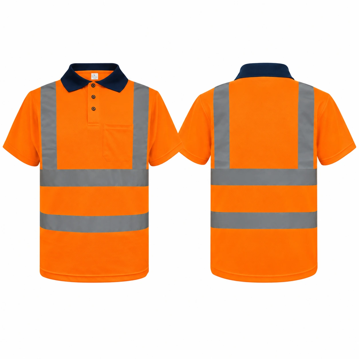 Reflective Safety Dri Fit Polo T-shirt (3)